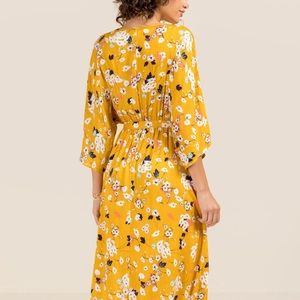 Francescas Miami Kimono Maxi Floral Wrap Dress